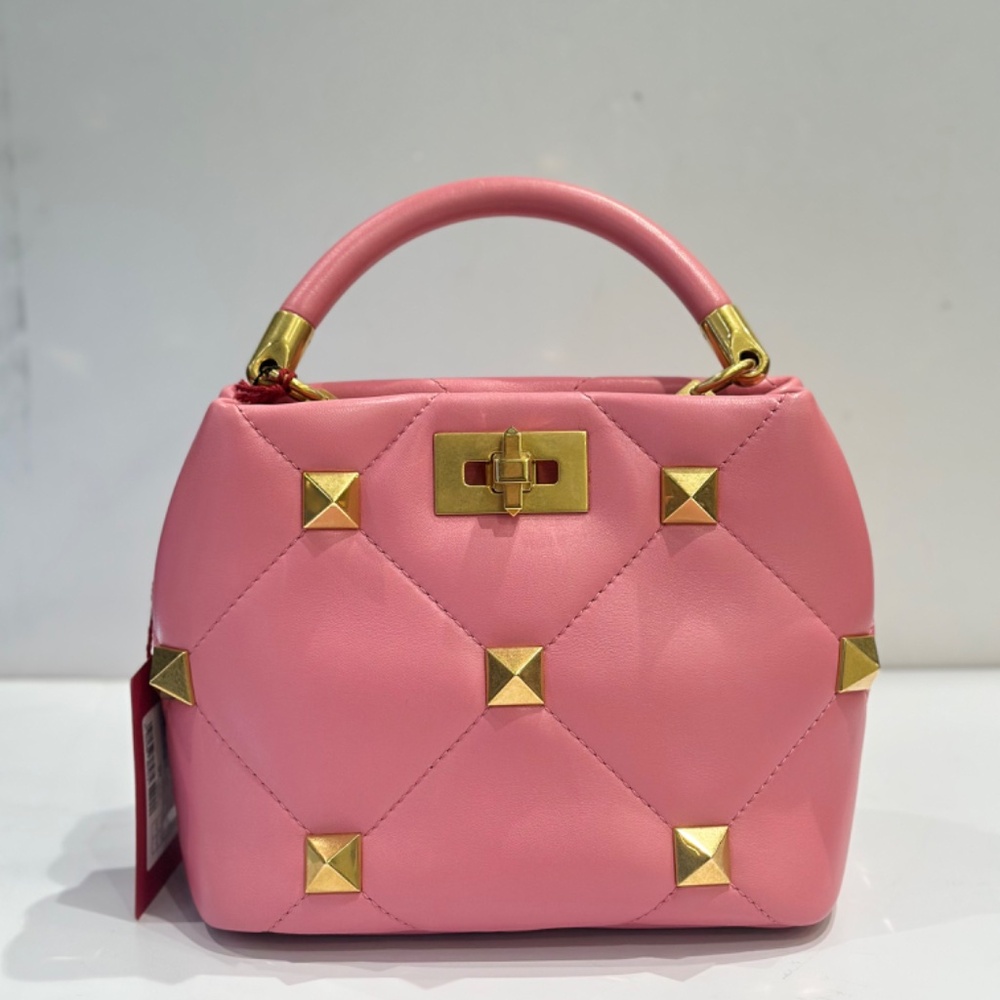 Valentino SMALL ROMAN STUD THE HANDLE BAG IN NAPPA (NO OFFERS)